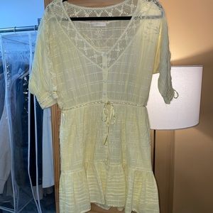 Yellow Love Shack Fancy Dress size S